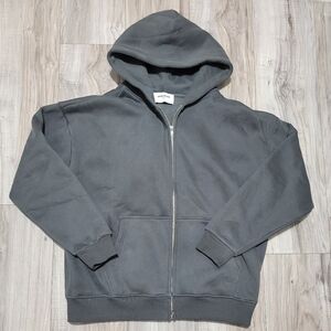 Blanks Dark Grey Zip-Up Hoodie